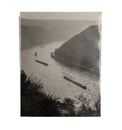 Navigation rhénane. Photographies et maquette.