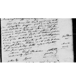 Souhait de baptême. Weyersheim 1764.