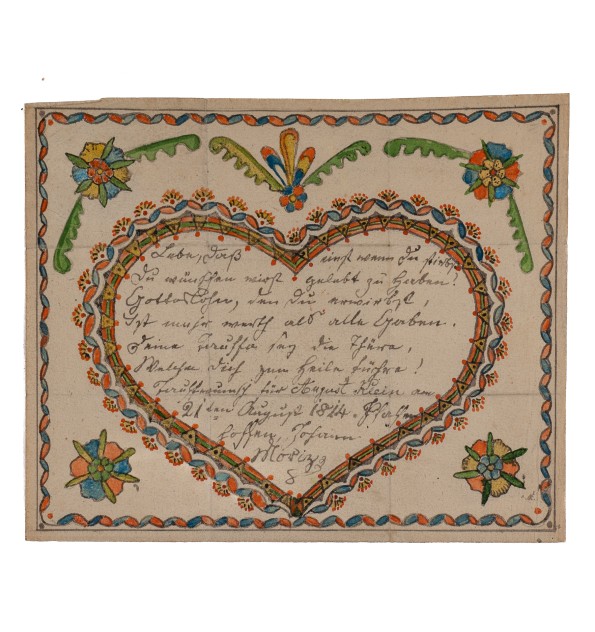 Souhait de baptême. Pfaffenhoffen 1814.