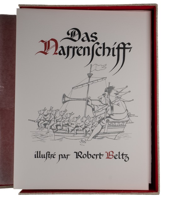 Das Narrenschiff. Illustrations de Robert Beltz. Bois gravé par Théo Schmied...