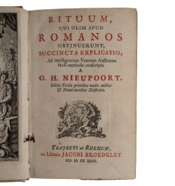 Rituum, qui olim apud Romanos obtinuerunt succinta explicatio. Ad intelligentiam veterum auctorum facili methodo conscripta.