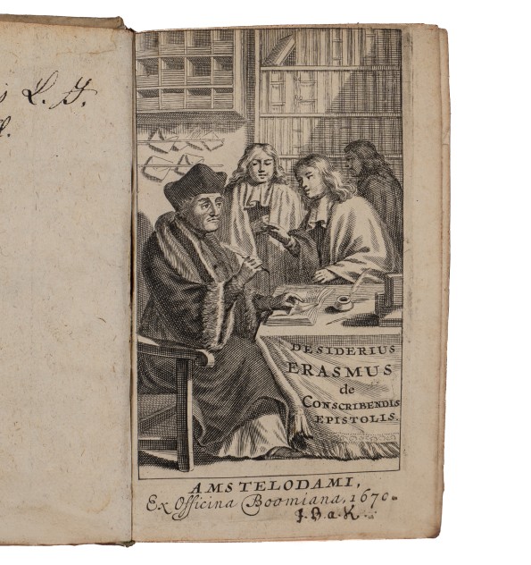Desiderius Erasmus de Conscribendis epistolis.