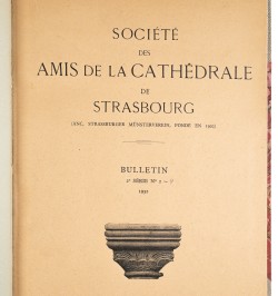 [Cathédrale de Strasbourg] Strassburger Münster-Blatt.