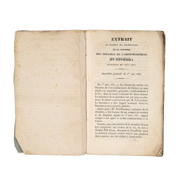 Règlement des notaires de l'arrondissement de Colmar.