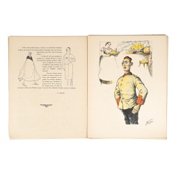 L'armée allemande. Avec un dessin original.