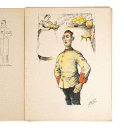 L'armée allemande. Avec un dessin original.