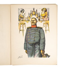 L'armée allemande. Avec un dessin original.