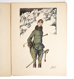 L'armée allemande. Avec un dessin original.
