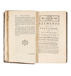 Éléments de la politique, ou Recherche des vrais principes de l'économie sociale. 6 vol.