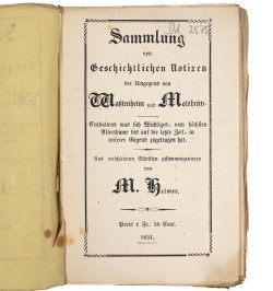 [Molsheim & Wasselonne] Sammlung,