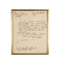 [Général Kellerman] Deux lettres autographes.