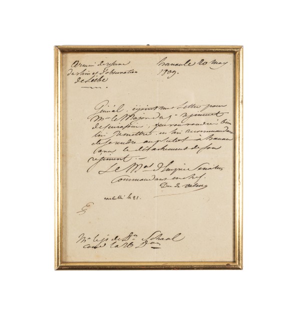 [Général Kellerman] Deux lettres autographes.