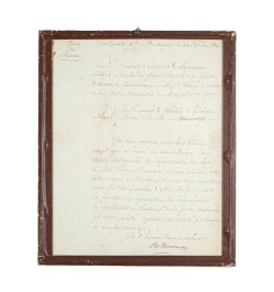 [Général Kellerman] Deux lettres autographes.