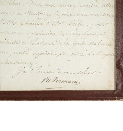 [Général Kellerman] Deux lettres autographes.