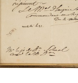 [Général Kellerman] Deux lettres autographes.