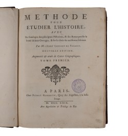 Méthode pour étudier l'histoire. 4 vol.