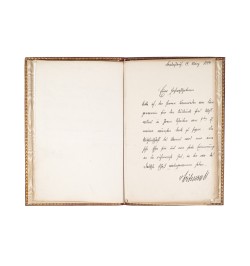 Prince Otto von Bismarck. Manuscrit autographe. 1885, 1894.