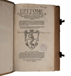 Epitome Omnivm Opervm Divi Avrelii Avgvstini, Episcopi Hipponensis.