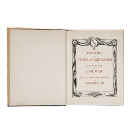 Colmar au lendemain de la Libération.