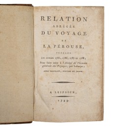 Relation abrégée du voyage de La Pérouse.