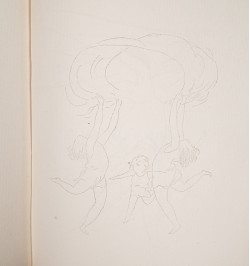 Dessins sur les danses d'Isadora Duncan