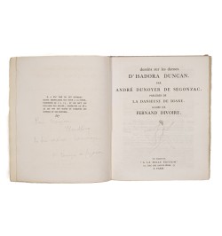 Dessins sur les danses d'Isadora Duncan