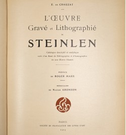 L’œuvre gravé et lithographié de Steinlen.