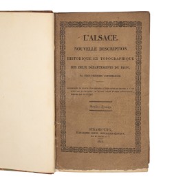 L'Alsace. Nouvelle description historique et topographique des deux départements du Rhin.