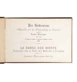 La danse des morts. Tableaux sur le pont des moulins à Lucerne.