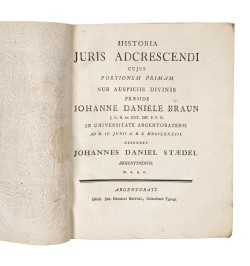 [Brokatpapier/ papier doré gaufré] Thèses strasbourgeoises