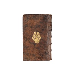 Reliure aux armes de la famille Mieg.