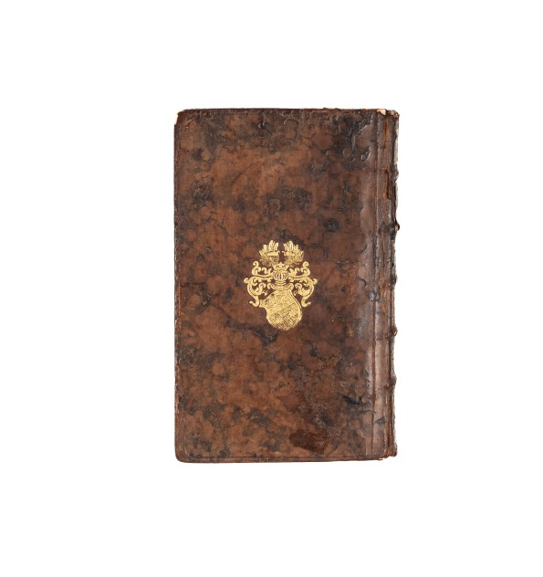 Reliure aux armes de la famille Mieg.