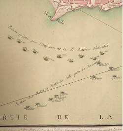 [Siège de Gibraltar] Plan des attaques faites à la forteresse de Gibraltar en 1782,