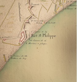 [Siège de Gibraltar] Plan des attaques faites à la forteresse de Gibraltar en 1782,