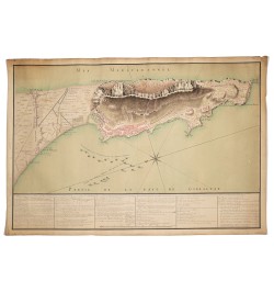 [Siège de Gibraltar] Plan des attaques faites à la forteresse de Gibraltar en 1782,