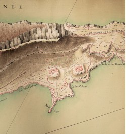[Siège de Gibraltar] Plan des attaques faites à la forteresse de Gibraltar en 1782,