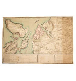 [Siège de Minorque] Plan des attaques faites par l'Armée Espagnole et Française sous les ordres de M. le Duc de Crillon