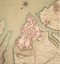 [Siège de Minorque] Plan des attaques faites par l'Armée Espagnole et Française sous les ordres de M. le Duc de Crillon