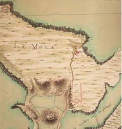 [Siège de Minorque] Plan des attaques faites par l'Armée Espagnole et Française sous les ordres de M. le Duc de Crillon