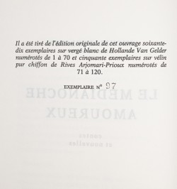 Le médianoche amoureux. Contes et nouvelles.
