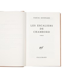 Les escaliers de Chambord.