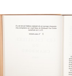 Les escaliers de Chambord.