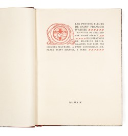 Les petites fleurs de Saint François d'Assise.