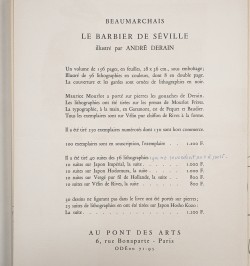 Le barbier de Séville.