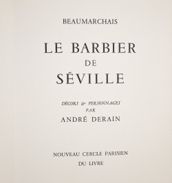 Le barbier de Séville.