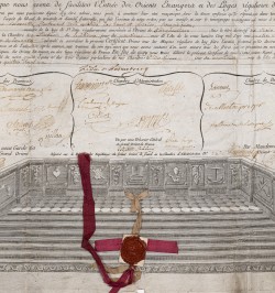 [Franc-maçonnerie] Certificat des vrais amis de l'Orient de Sarreguemines.