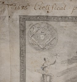 [Franc-maçonnerie] Certificat des vrais amis de l'Orient de Sarreguemines.