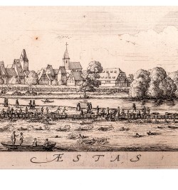 Les quatre saisons - Vues de Strasbourg.
