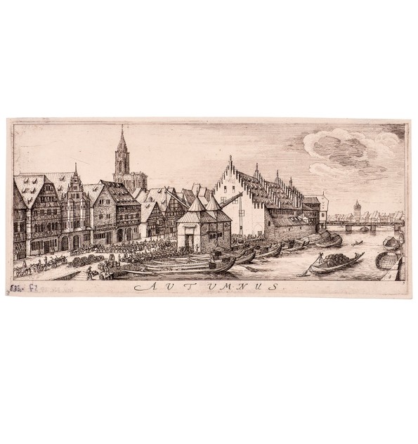 Les quatre saisons - Vues de Strasbourg.