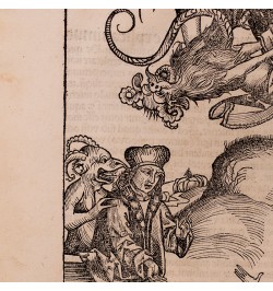 [Liber Chronicarum/1493] Sermon et chute de l'Antéchrist.